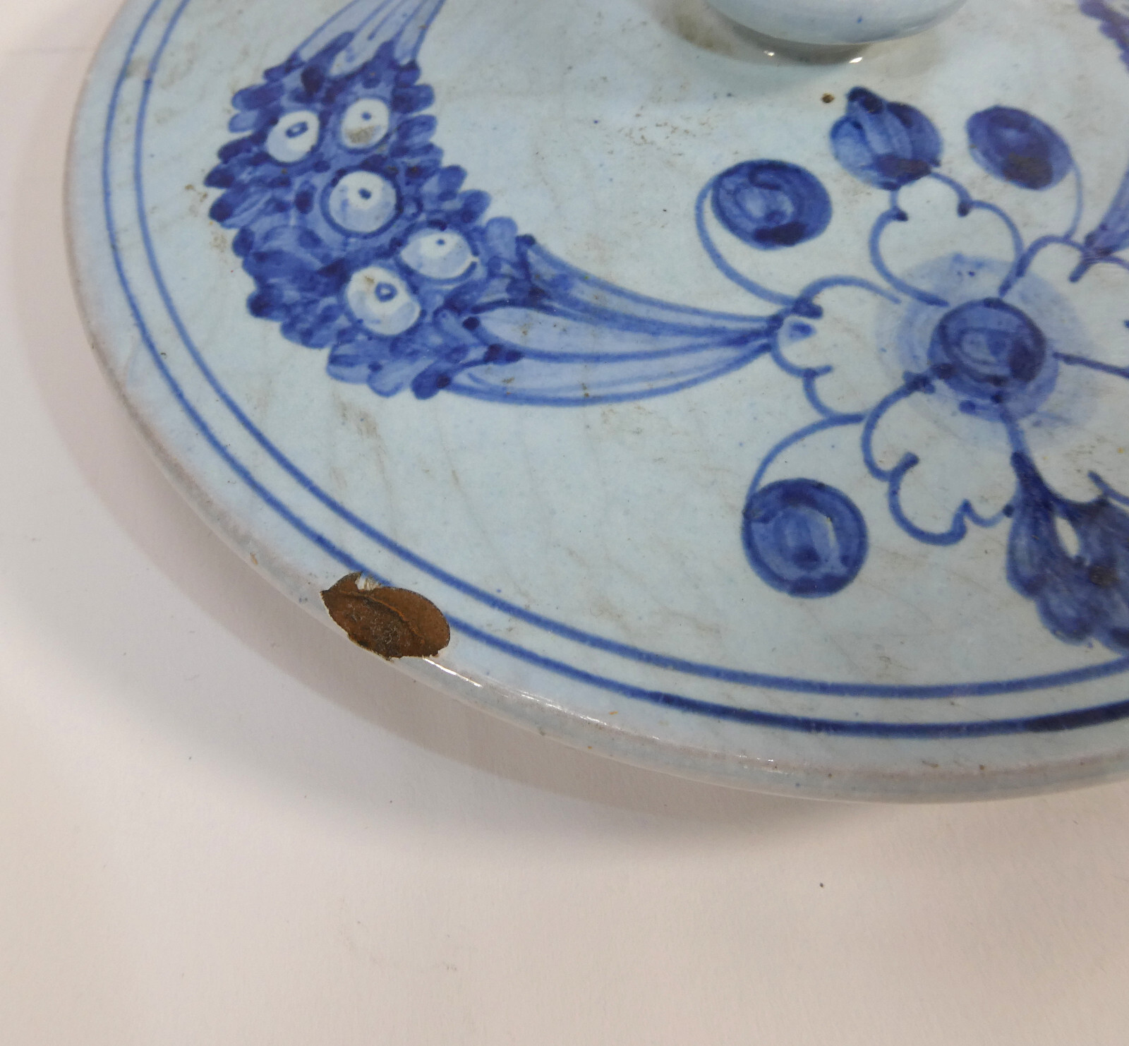 Faience Pharmacy Vessel Early 19th Century A-9