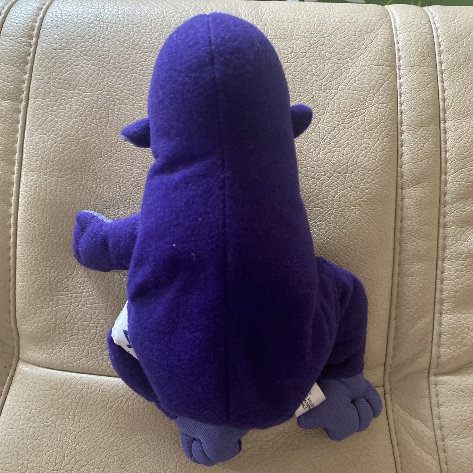 Zyrtec Purple Gorilla Plush 8.5 Inch Pharma Drug Rep 2000 Stuffed Animal Toy