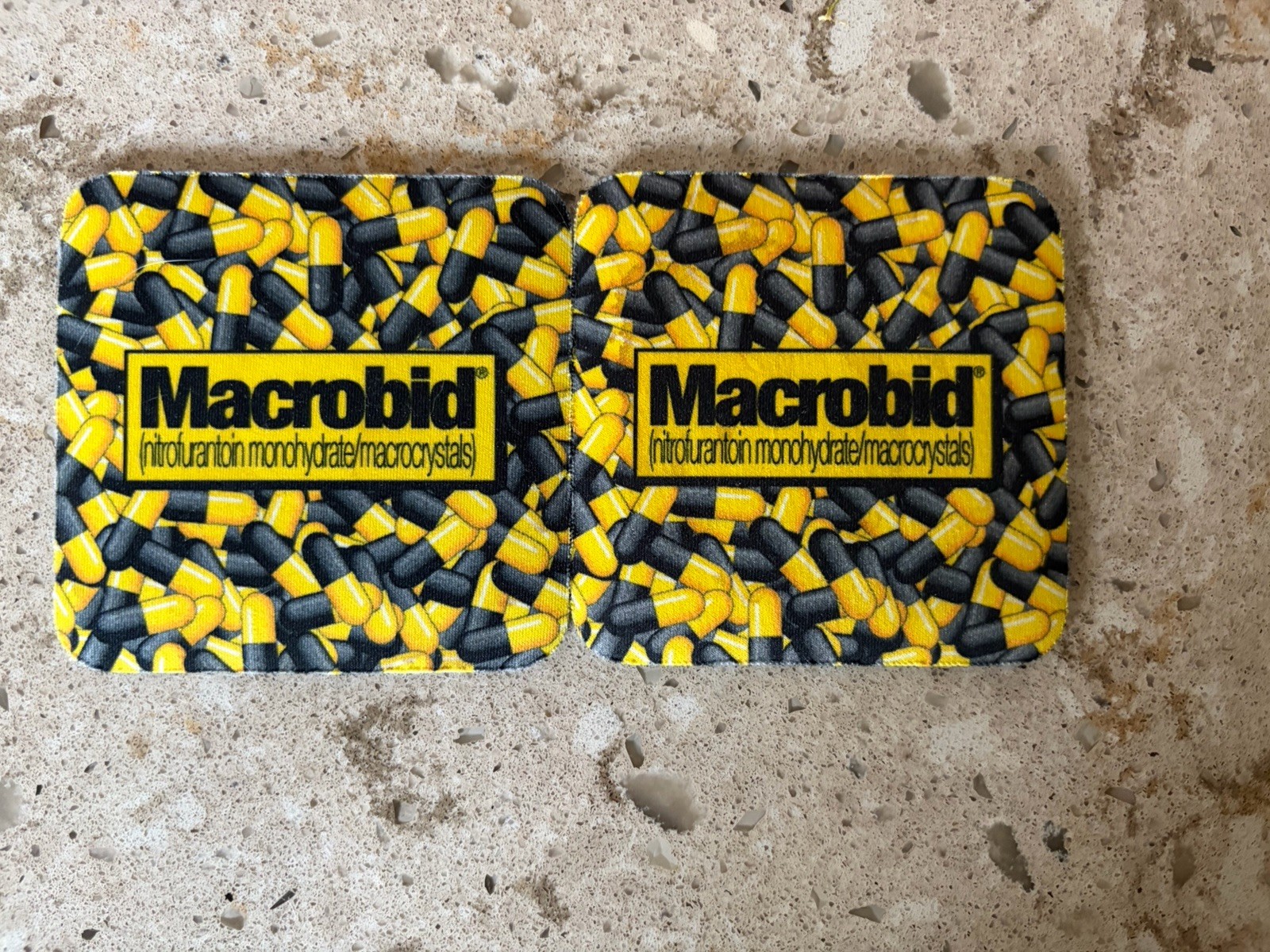 Macrobid Drug Rep Pharmaceutical Promo Medical Advertising Coaster- Lot of 2