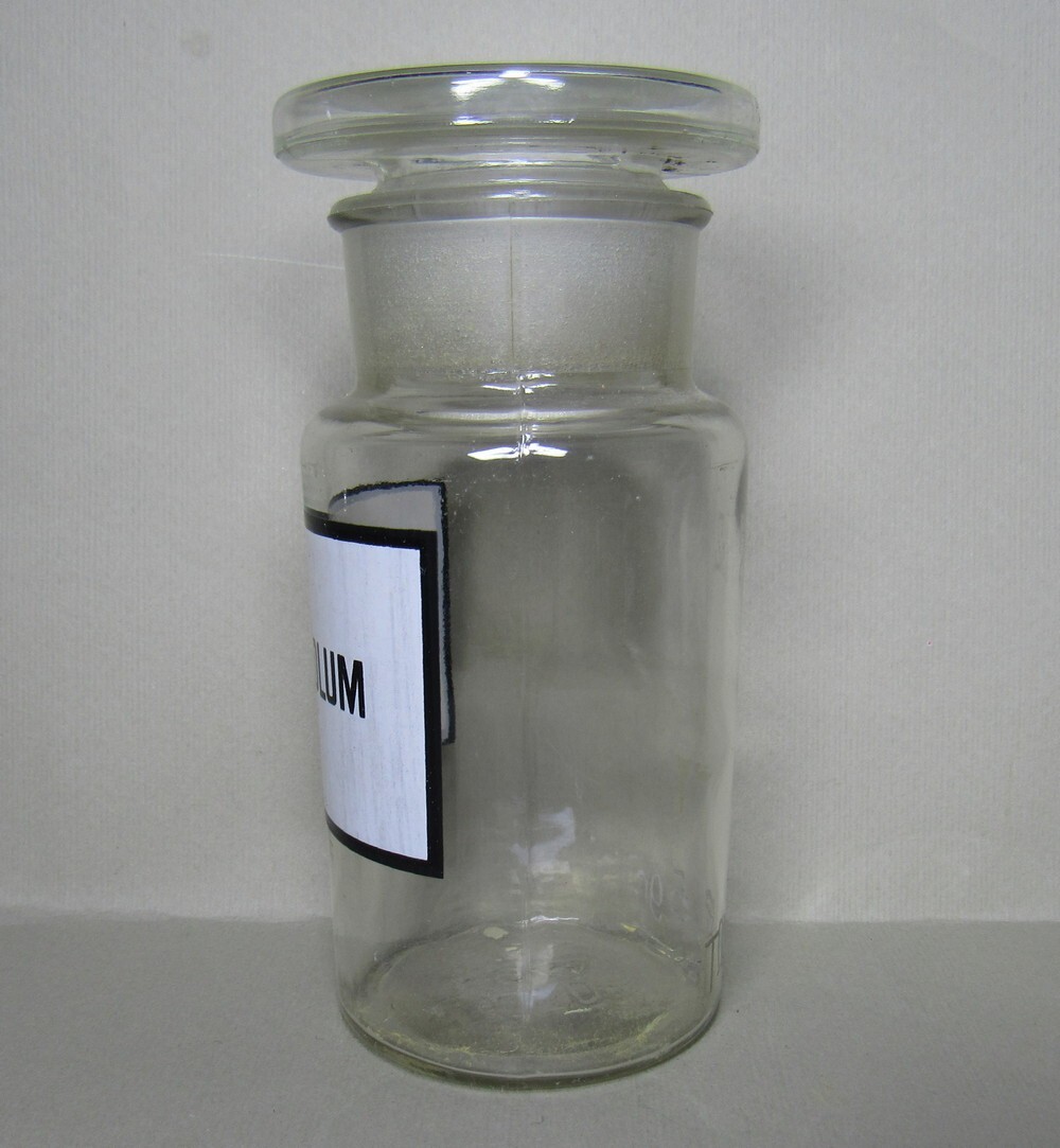 Vintage Medical Science Glass Bottle,Germany,DERMATOLUM