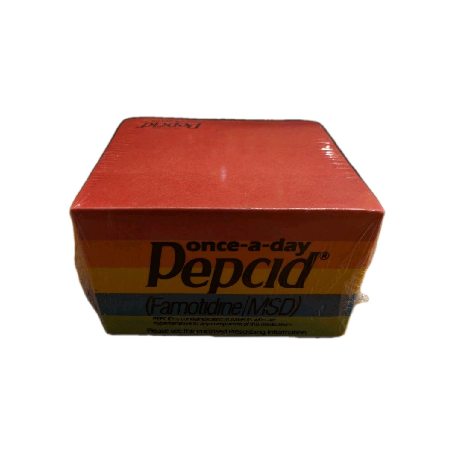 Vintage Pepcid Famotidine MSD Pharmaceutical Promo Sticky Note Pad Cube Lot