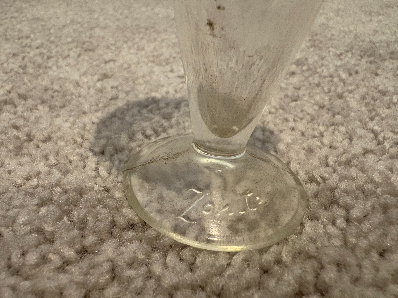 Apothecary Dose Measurement Glass Cup Flask Zonite