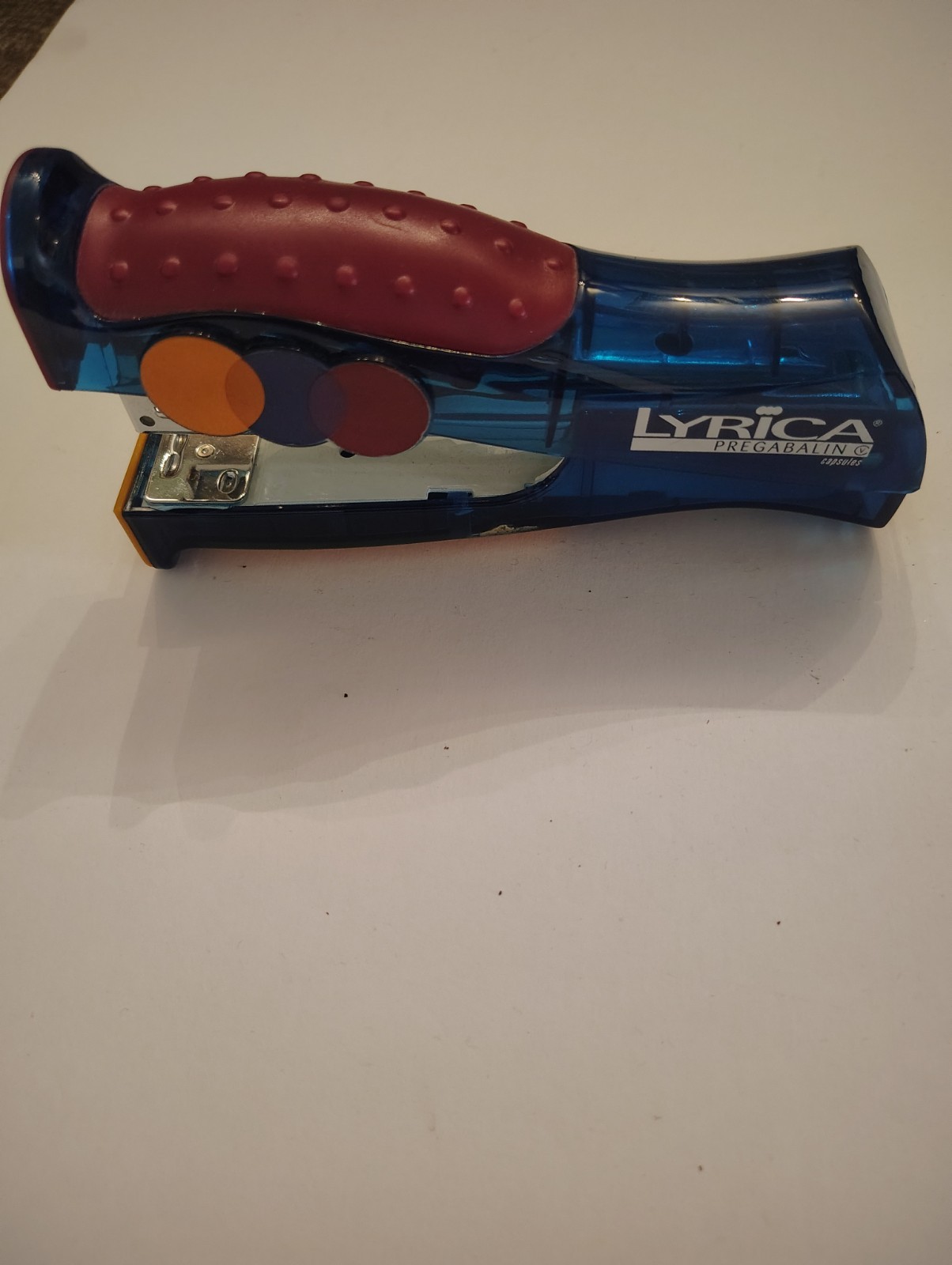 Rare Lyrica promotional Stapler distributed by pharmaceutical reps