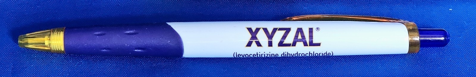 XYZAL Drug Rep Ink PENS Light Up Floating Letters Collectible Pharmaceutical New