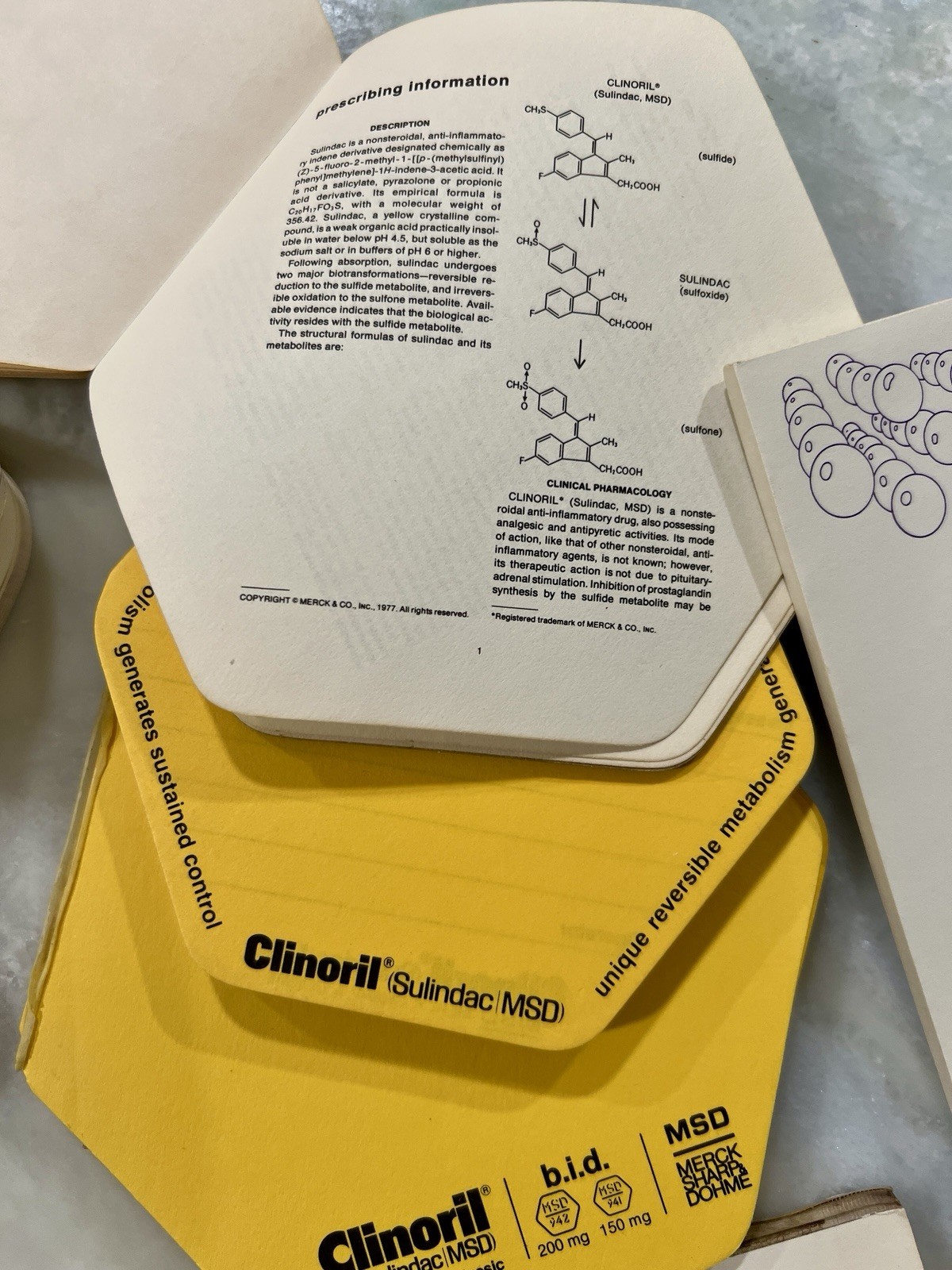 Vintage Pharmaceutical Drug Rep Notepads Lot | Medical Ephemera | Mid-Century Ad