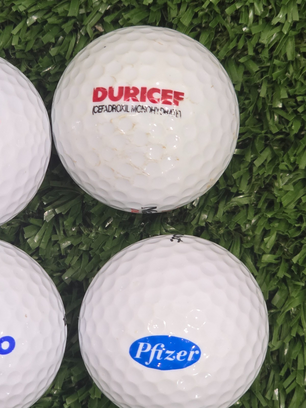 Lot of * Pharmaceuticals Advertising Collectible Golf Balls