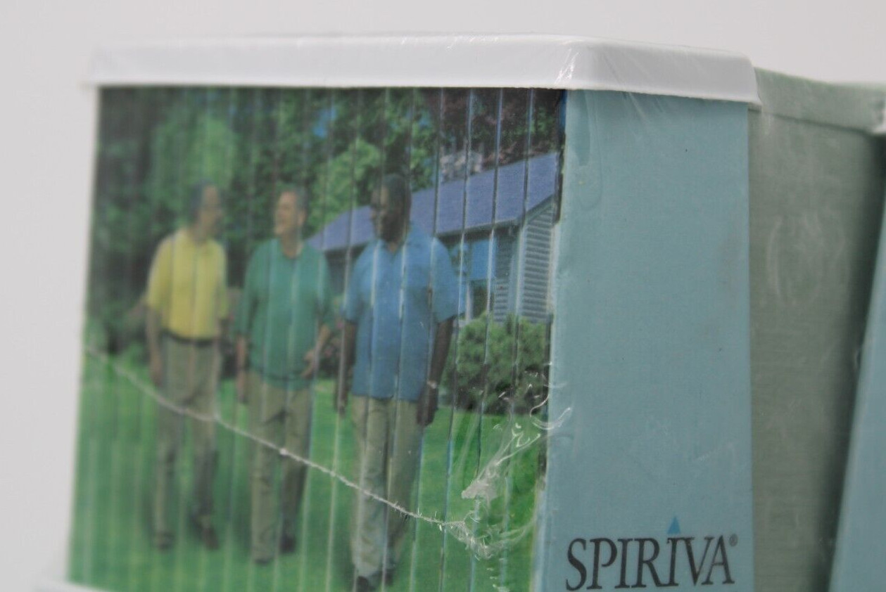 Pfizer 2006 Desk Sticky Note Pad Holder Pharm Rep Swag Spiriva HandiHaler SEALED