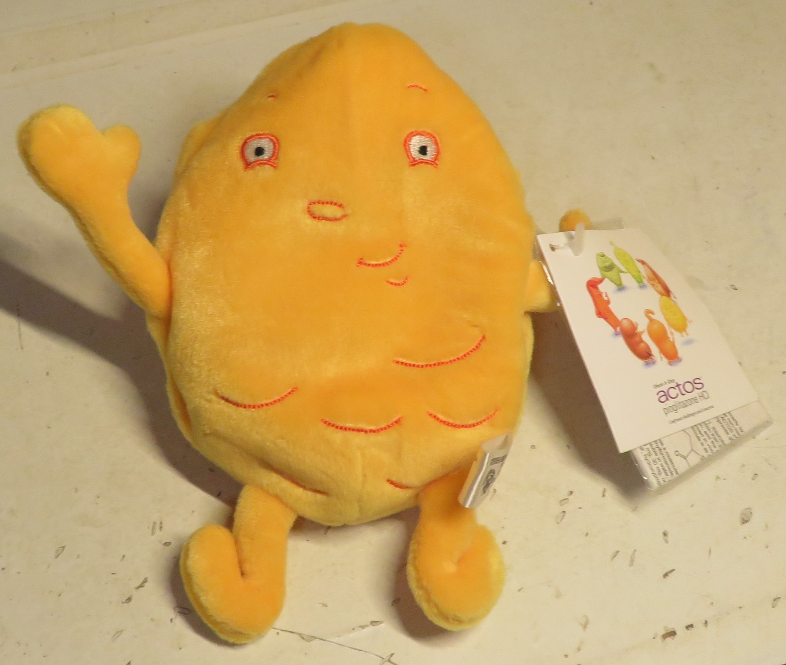Actos Pioglitazone CHOLESTEROL 7″ Plush Medical Pharmaceutical Advertising Drug