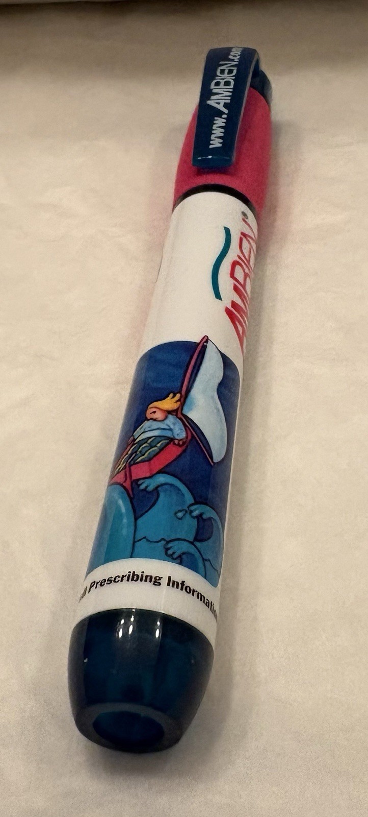 VTG AMBIEN PENLIGHT PHARMA ADVERTISING DRUG REP LOGO NEW RARE Tested-Works