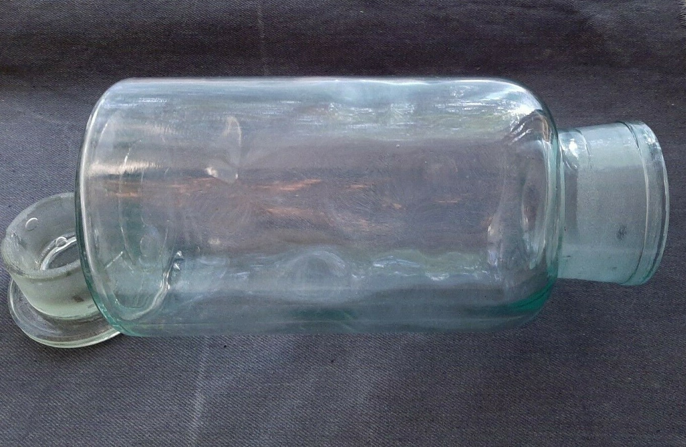 Pharmacy jar for reagents with an unpolished lid volume 1000 ml USSR