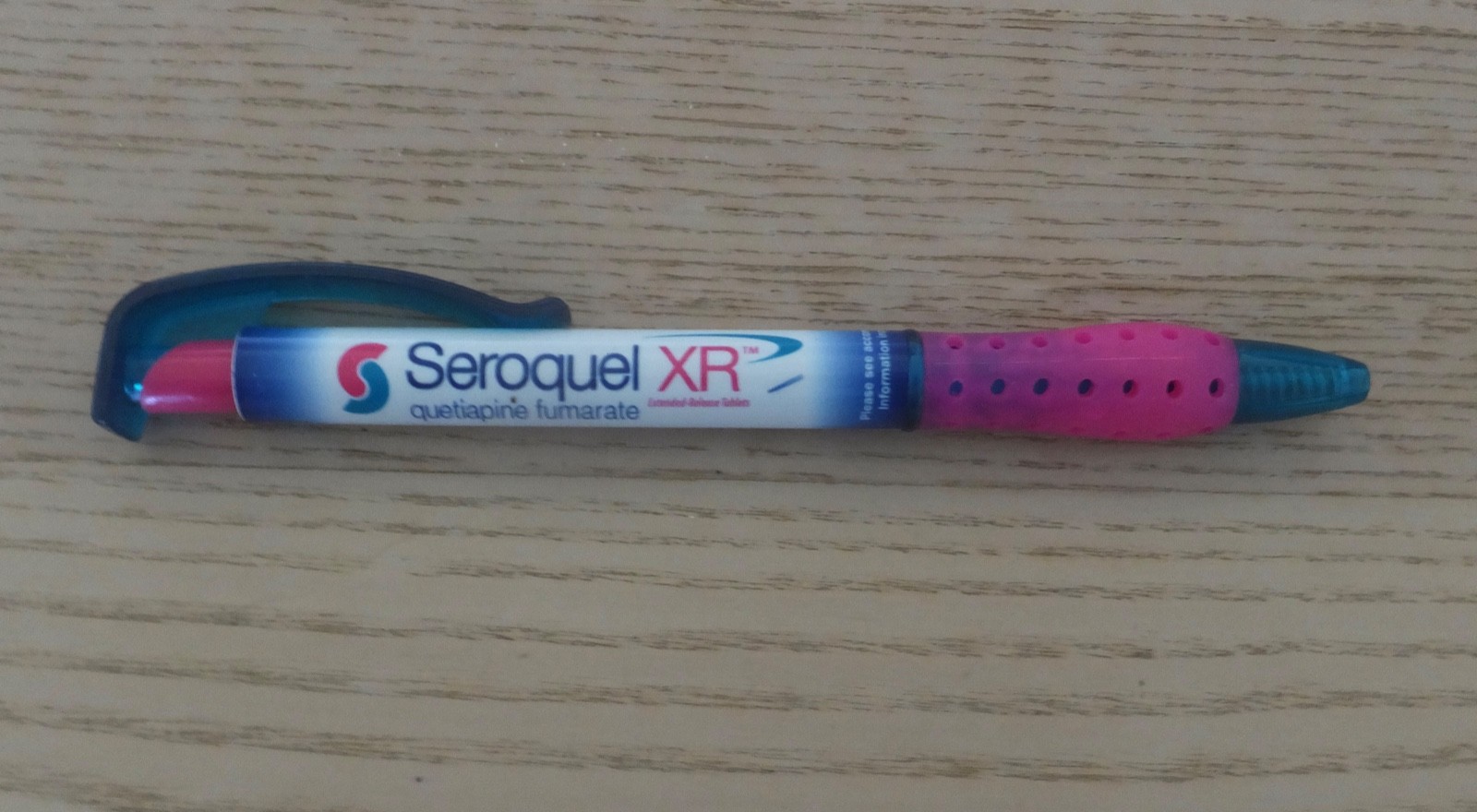 Seroquel XR Pen & Pedometer Drug Rep Pharmaceutical Promo Medical Advertising