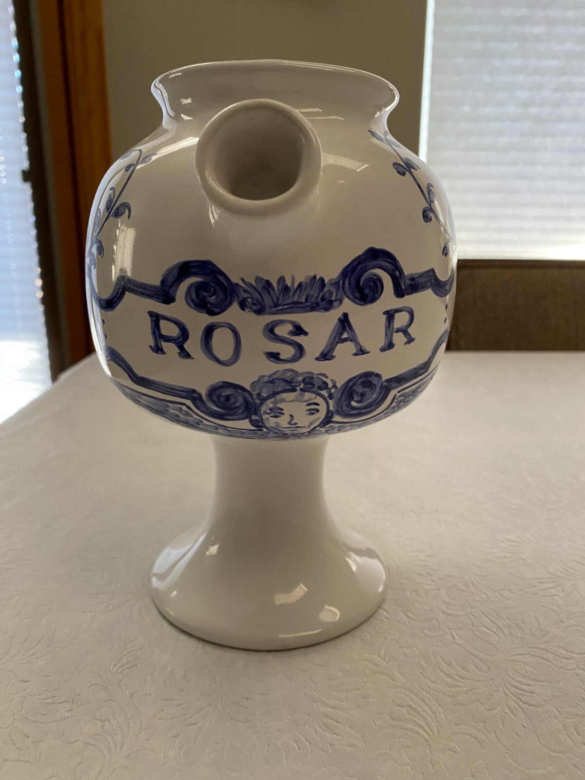 Vtg Lilly Apothecary Jug “SYR:ROSAR:SOL