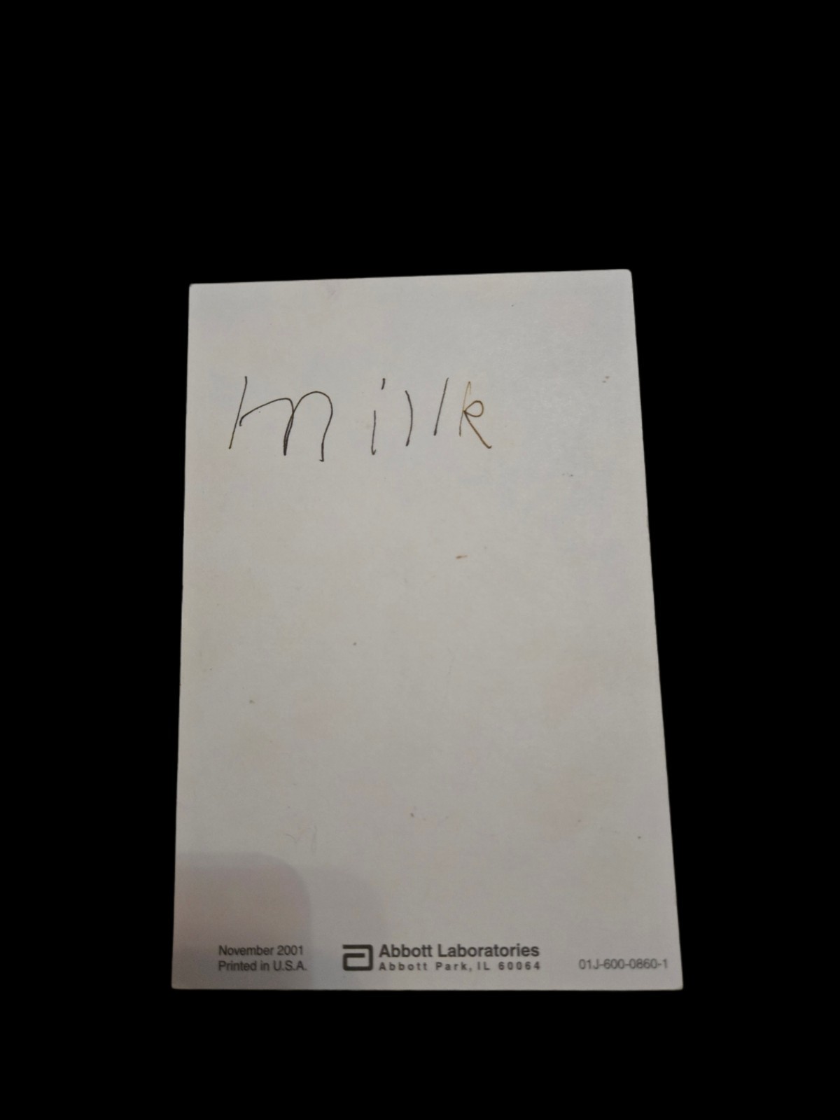 Meridia Capsules Abbott Laboratories Drug Rep Notepad