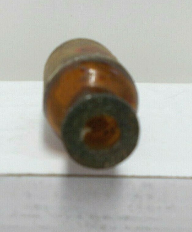 Vintage Fritzsche Brothers 3 1/2″ Apothecary Croton Oil Bottle McKesson & Robbin