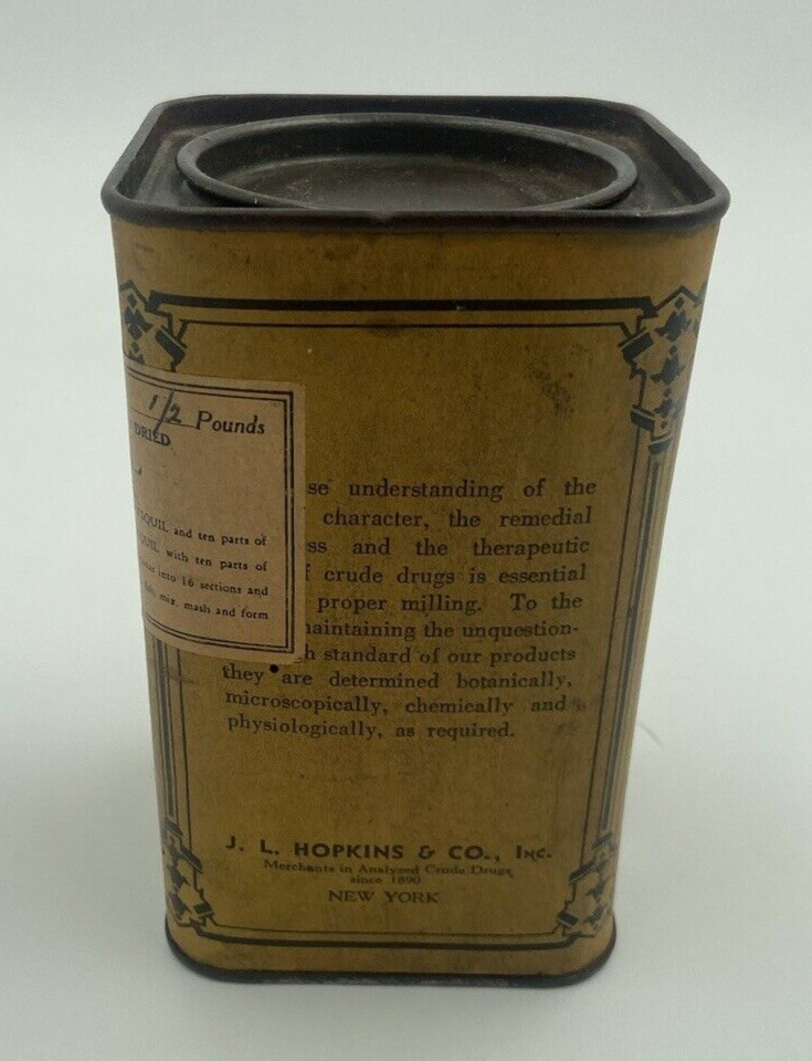 Vintage Hopkins Biologically Tested Redratsquil J. L. Hokins & Co New York