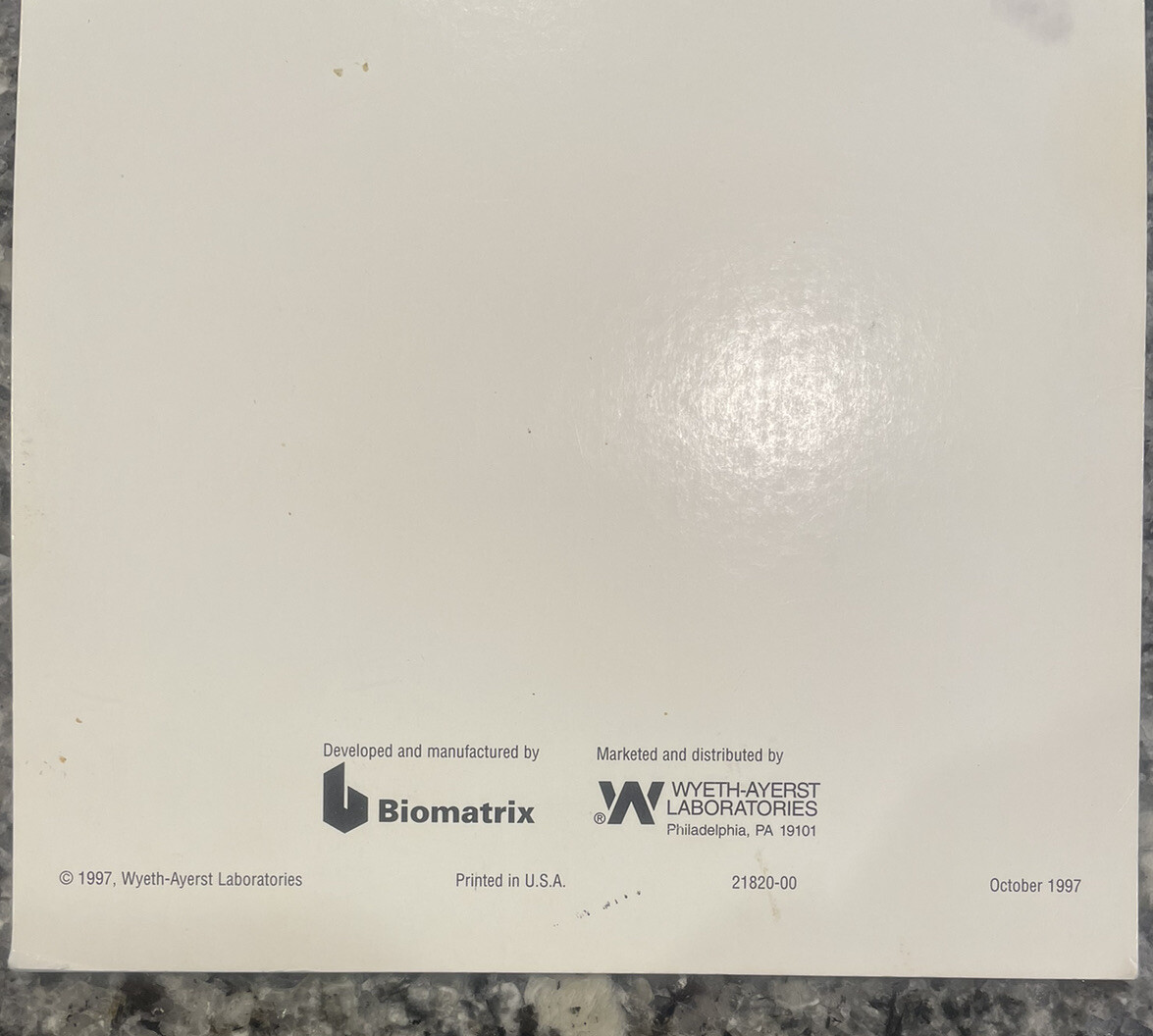 Vintage Drug Rep Pharmaceutical Collectible Notepads Lot of 6 (1991-2002)
