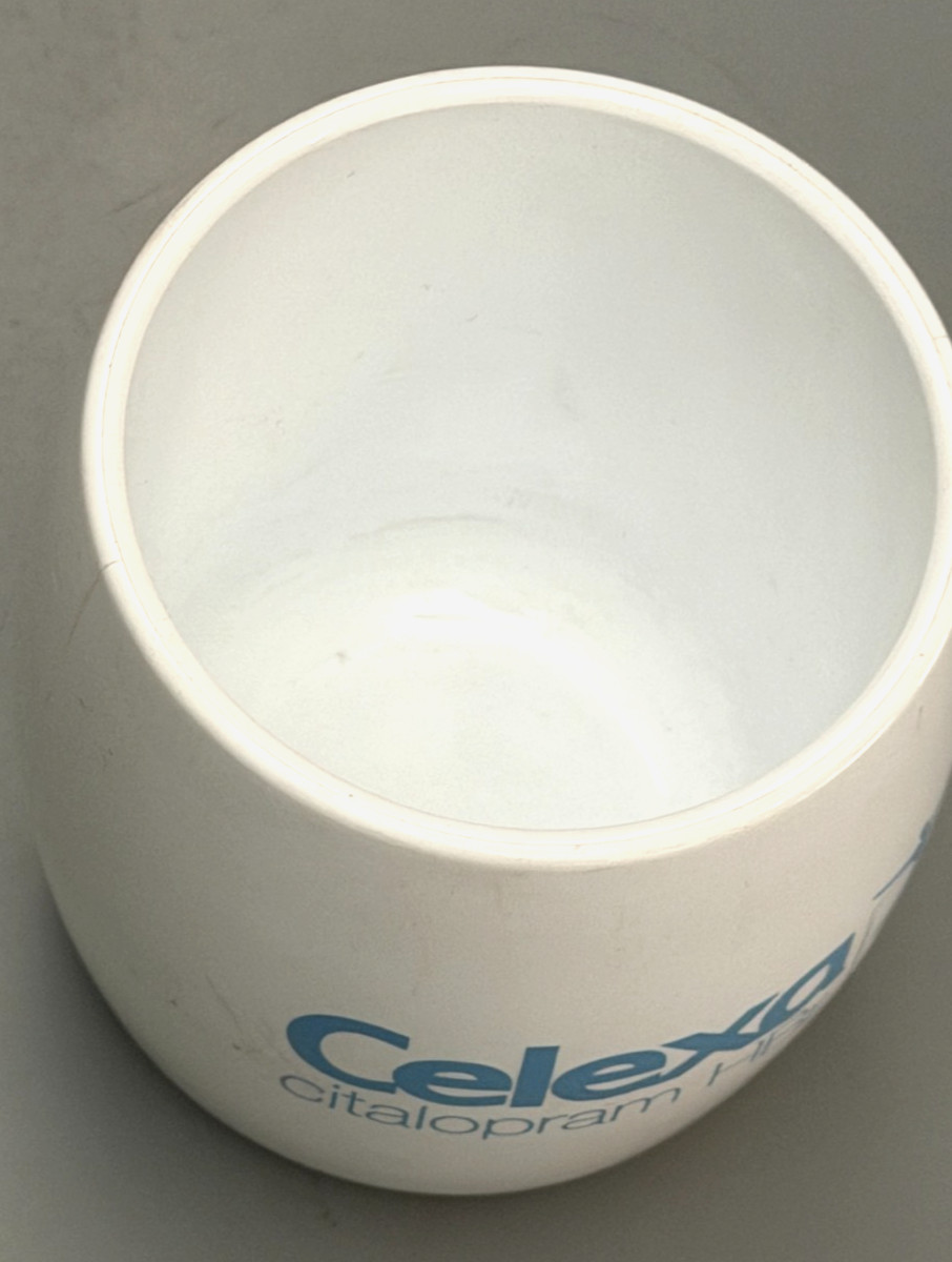 Celexa Pharmaceutical Drug Rep Coffee Cup-Rare Find