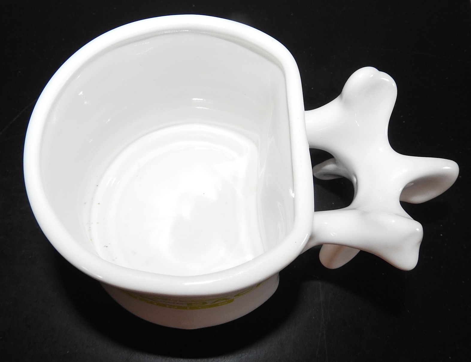 Spine Vertebrae Handle Ceramic Coffee Mug Medical Advertising Great Handle