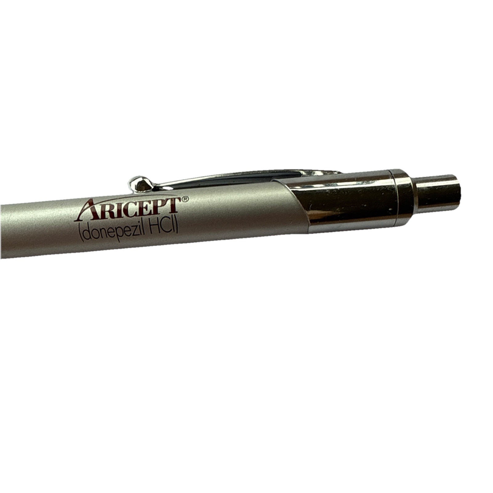 Rare Drug Rep ARICEPT Advertising Collectible Heavy Metal Pen