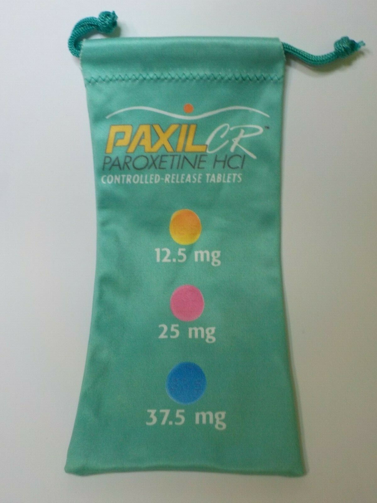 DRUG REP PAXIL CR PAROXETINE HCI EYEGLASS CASE/BAG