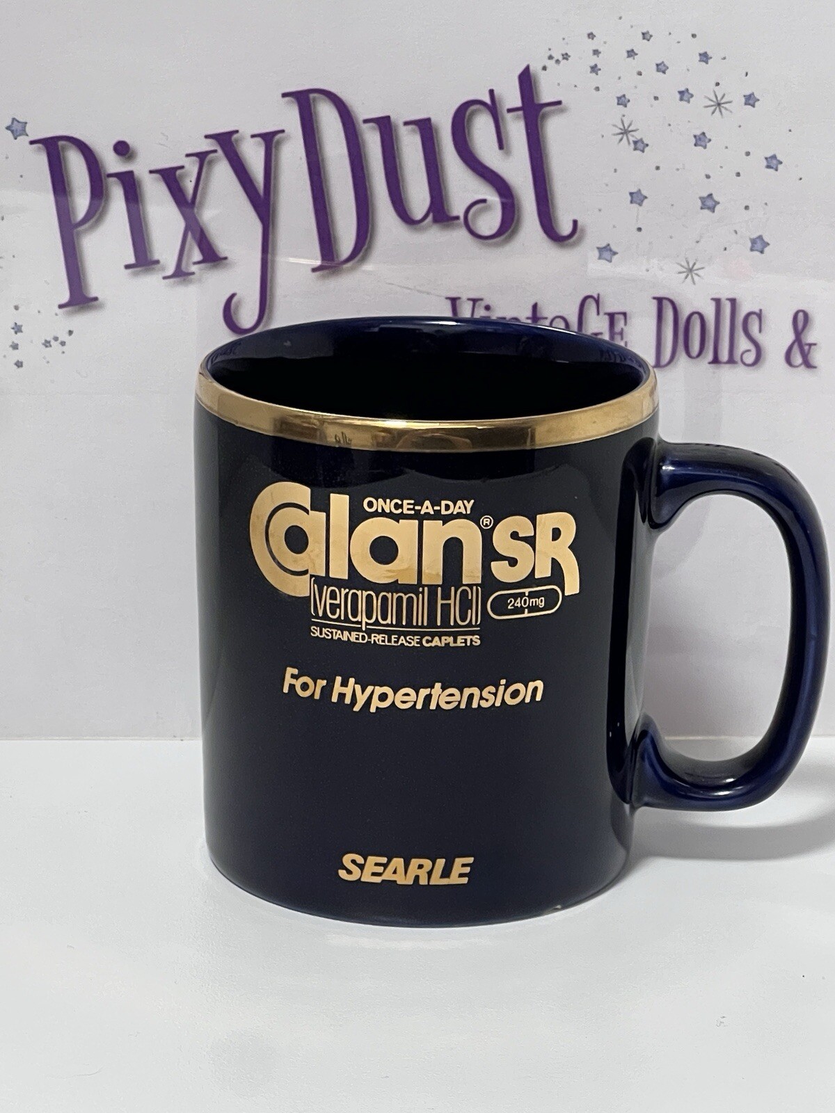 Searle Verapamil CALAN SR Pharmaceutical Drug Rep Promo Mug – England (MD02)