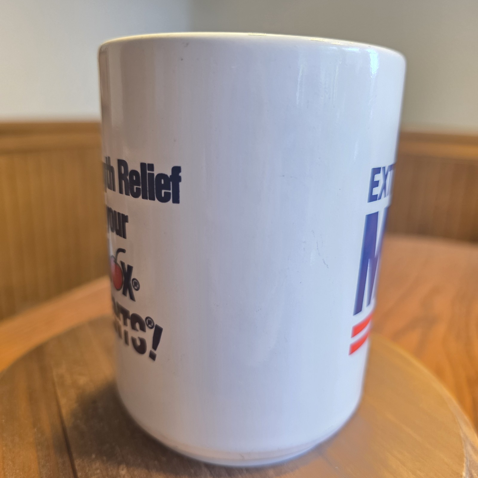 VTG Maalox Plus Ceramic Mug Cup Pharmacy Medical Advertising Made In England