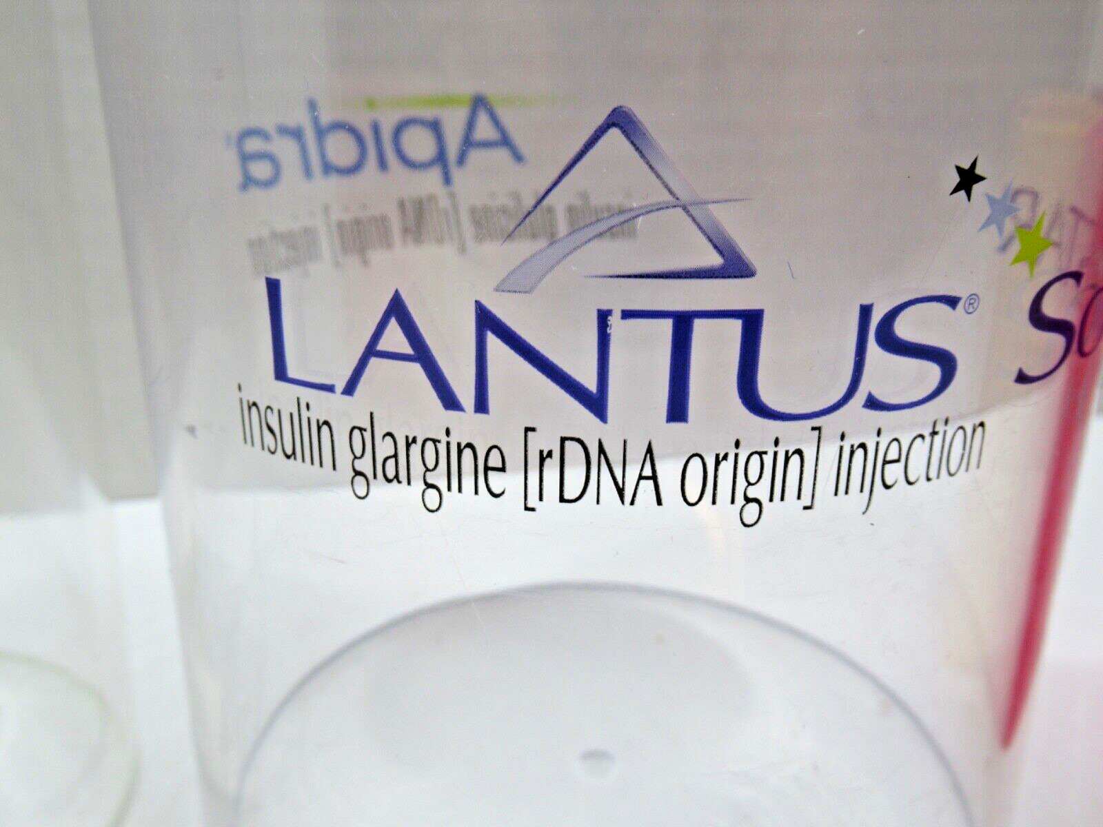 Lot of 3 Drug Rep Pharmaceutical Doctor Office Jars Z-Pak Lantus Advertising