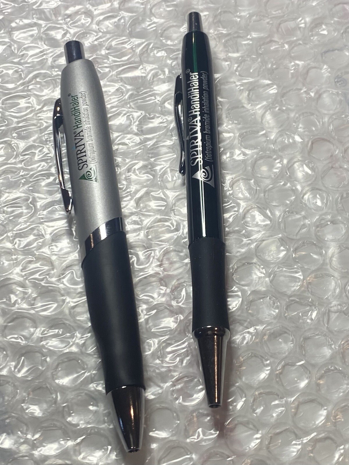 Spiriva Handihaler Pen Drug Rep Collectible Metal Pharmaceutical – Lot of 2