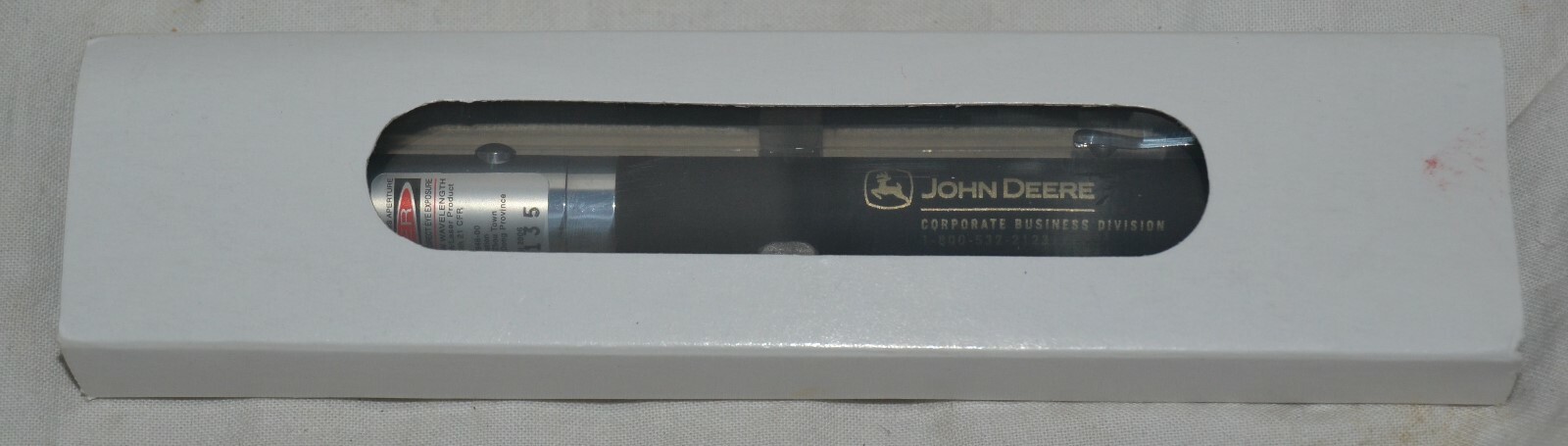 John Deere Corporate Business Division Promotional Laser Pointer Advertisement
