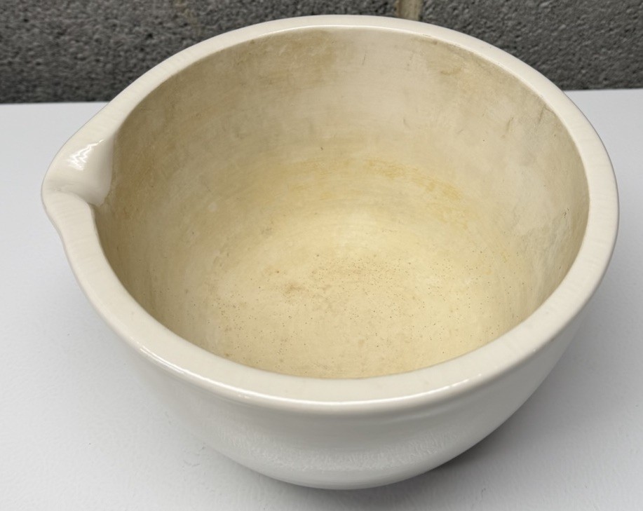 Vintage Coors USA Heavy White Porcelain Lab Mortar Apothecary 60328 Older 👀 👀