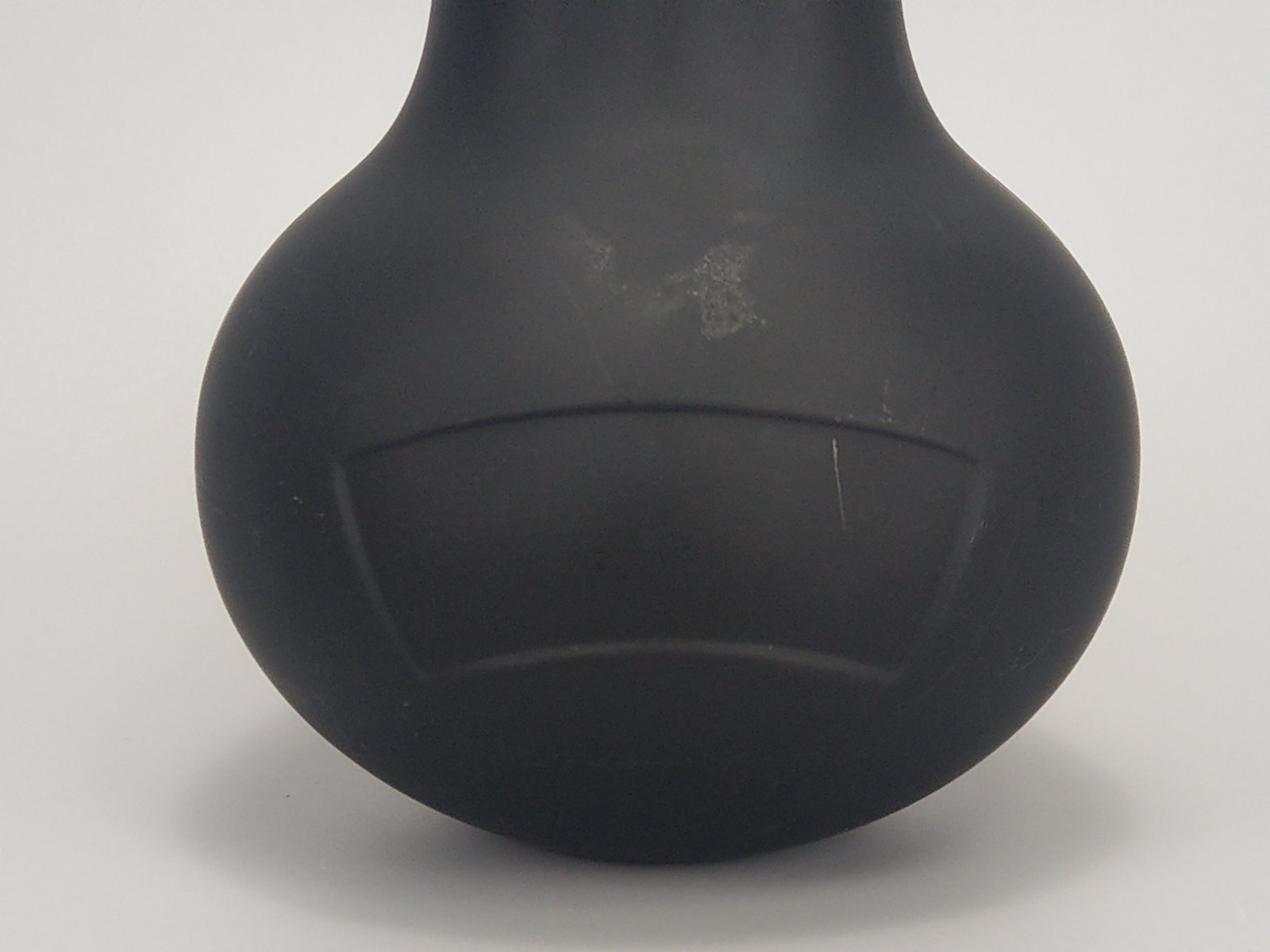 Vintage black matte glass apothecary bottle Royal Pharmaceutical Society