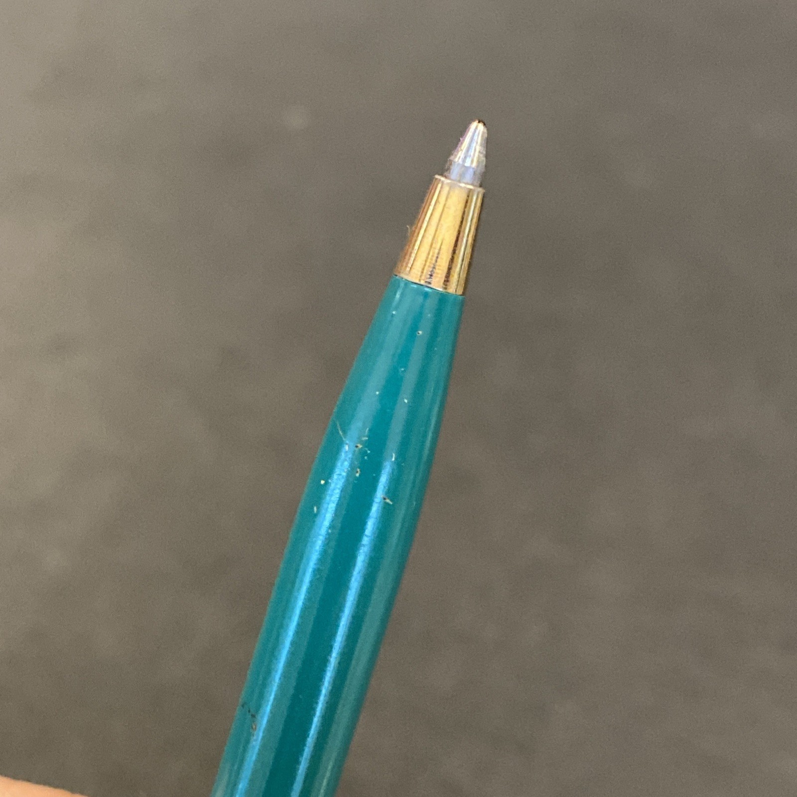 Vtg PFIZER Pharmaceutical Drug Advertising Sales Rep Pen Norvasc Blue Teal Green