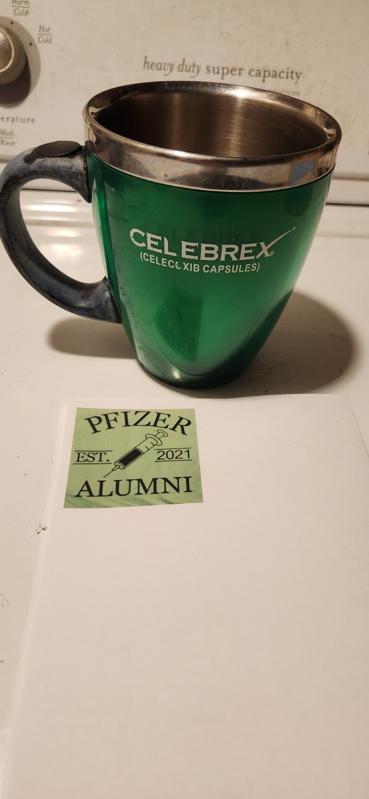 CELEBREX Mug, Drug Rep, Pharmacy, Pain med, Pfizer pharma