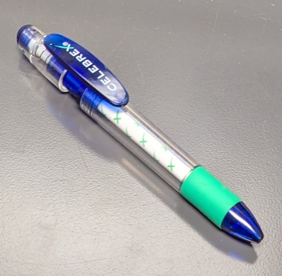 Drug Rep Pharmaceutical Promo CELEBREX Advertising Pen