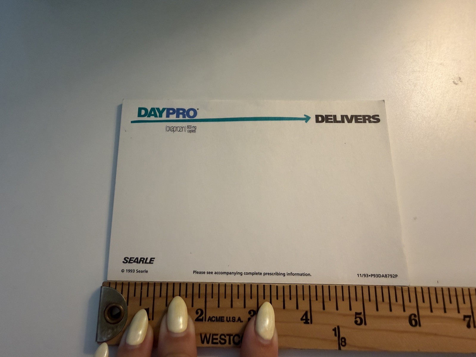 Vintage Daypro oxaprozin Drug Rep Sticky Note Pads Note Pad pharmaceuticals pain