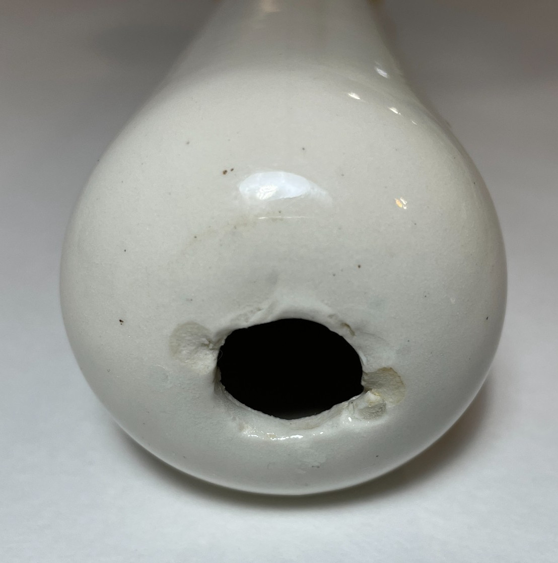 Blair RX Ceramic Mortar & Pestle White Gilt Trim 5 3/4″ Pharmacy Display