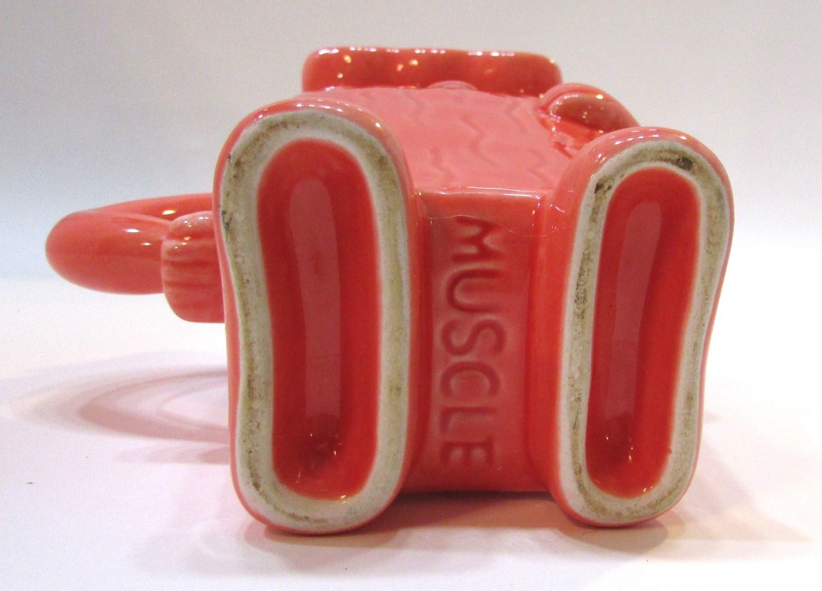 Vintage Actos Pharmaceuticals Promotional Anthropomorphic Ceramic Mug MUSCLE