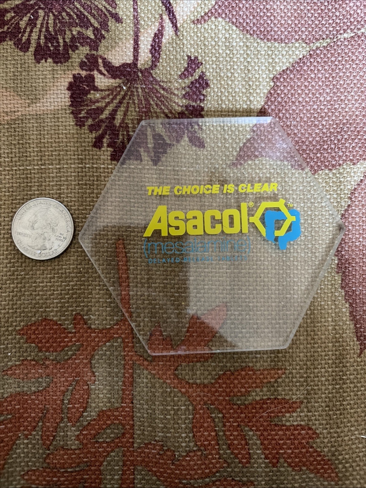 Asacol Coaster – Drug Pharmaceutical Promo Medical Advertising – Very Rare