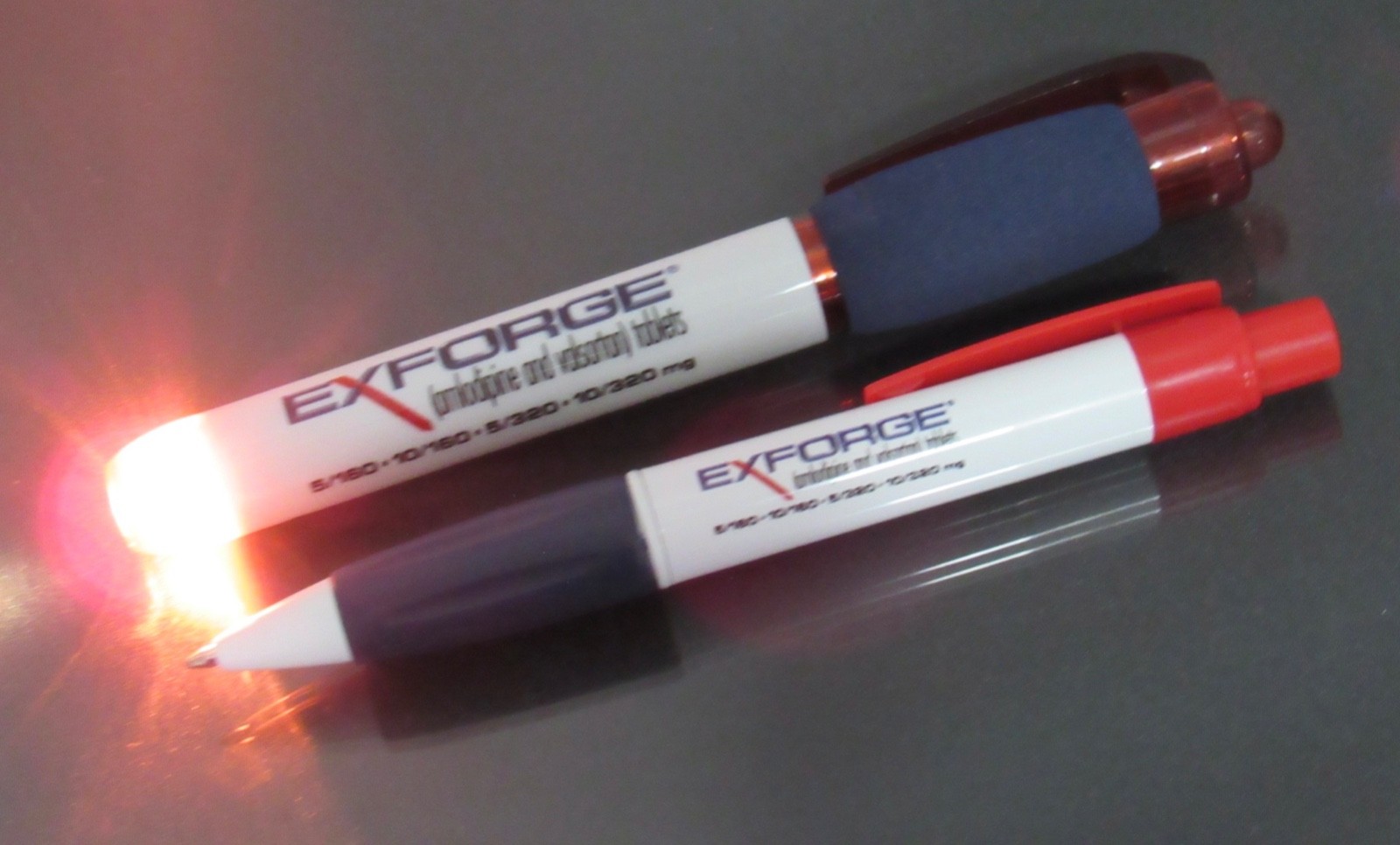 Exforge Lot PEN + Penlight Drug Rep Pharmaceutical Promo Medical Advertising