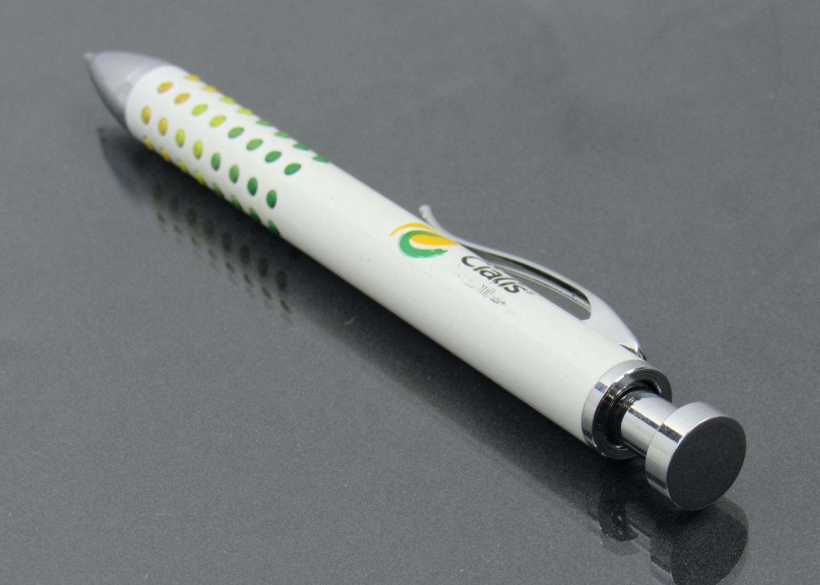 Cialis METAL PEN Bumpy Gripper Nail Head Clicker Drug Rep Pharmaceutical Promo