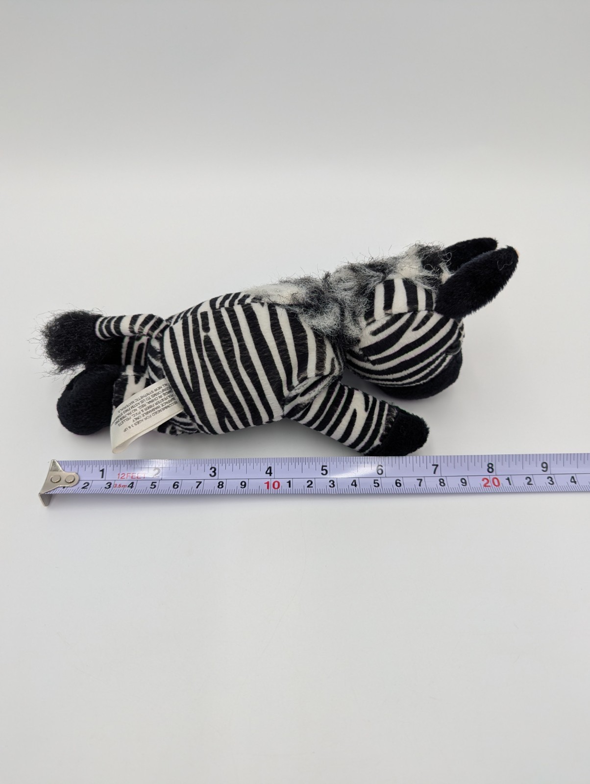 VTG Zebra Plush Advertising Drug Rep Pharma Stuffed Animal Zithro Pfizer 1999