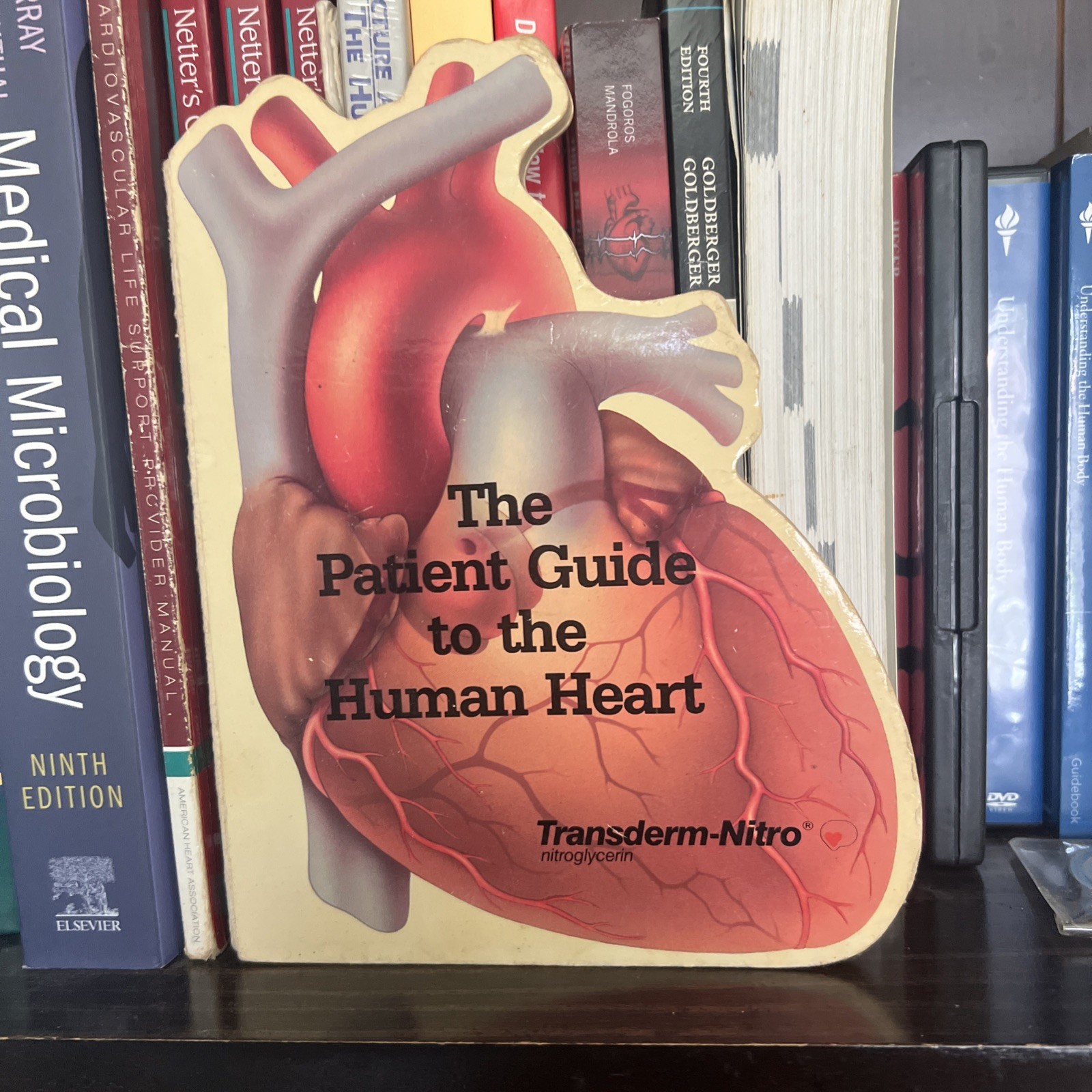 Heart Book Patient Guide to the Human Heart Transderm Nitro Advertising Medical