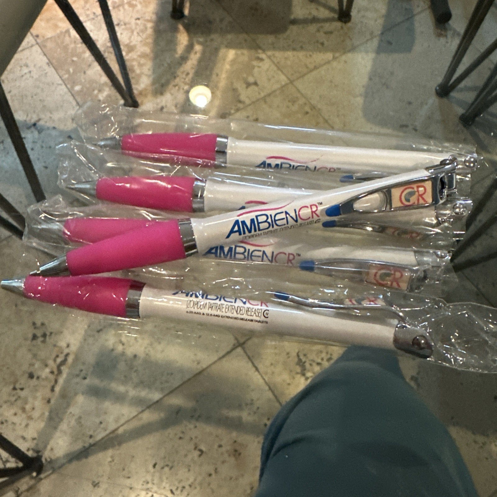 Drug Rep AMBIEN CR Collectible Heavy Metal Pen RARE