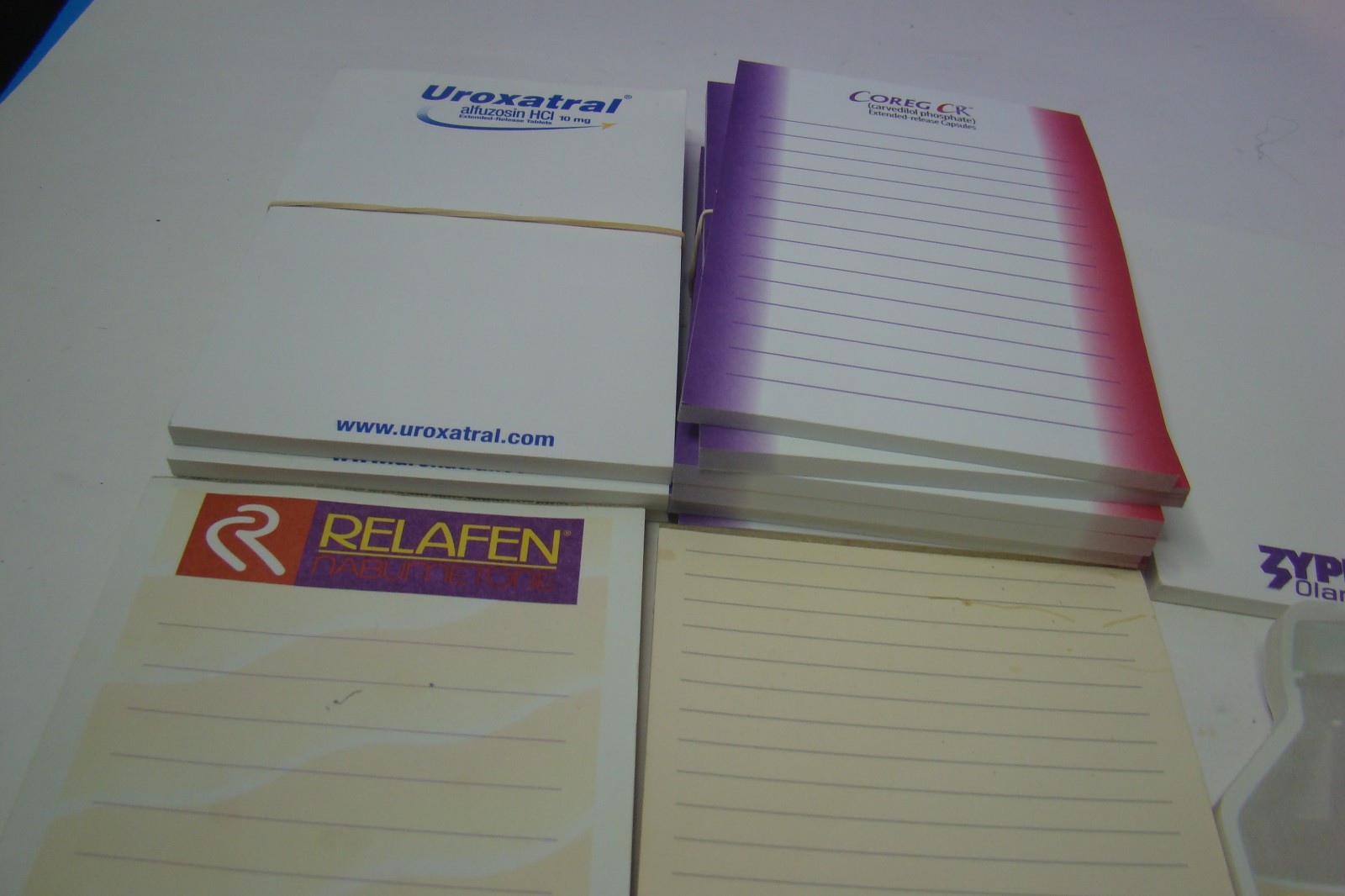 Misc Lot of Note Pads Pharmaceutical items Drug Rep Doctor sample