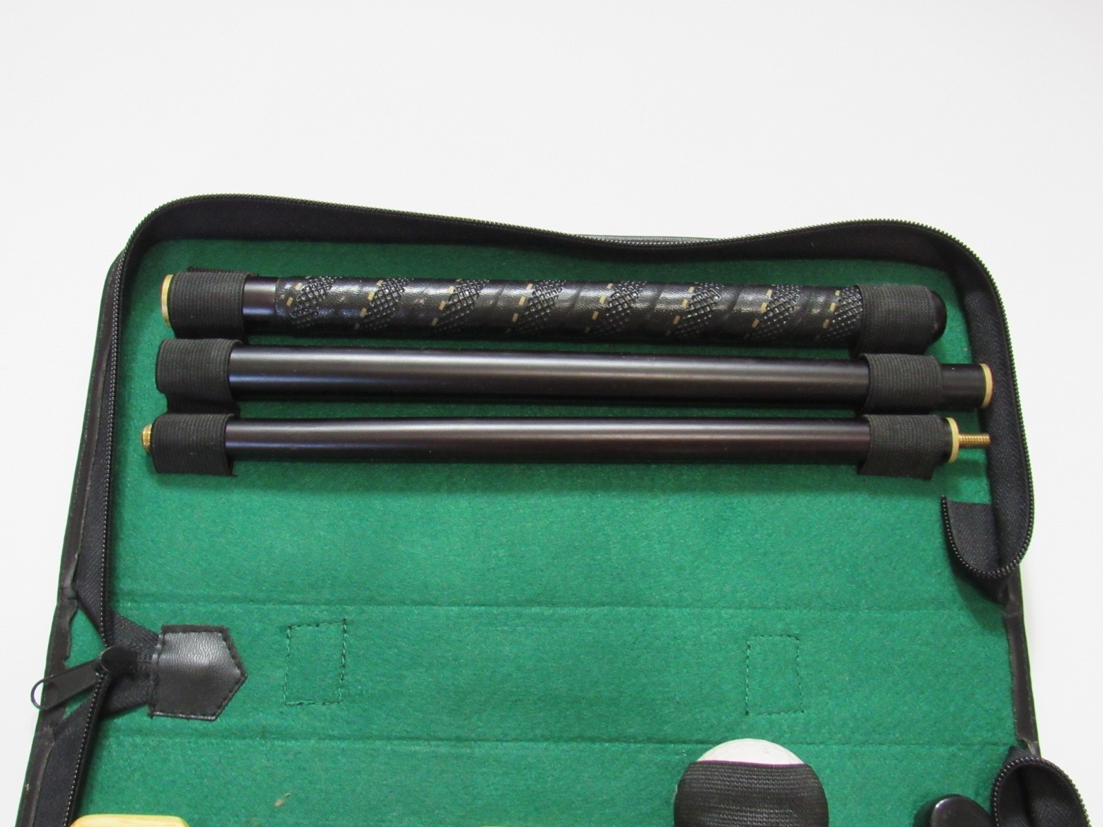 Allegra Golf Putting Travel Set w/ 3 Balls & Case Drug Rep Pharmaceutical Promo