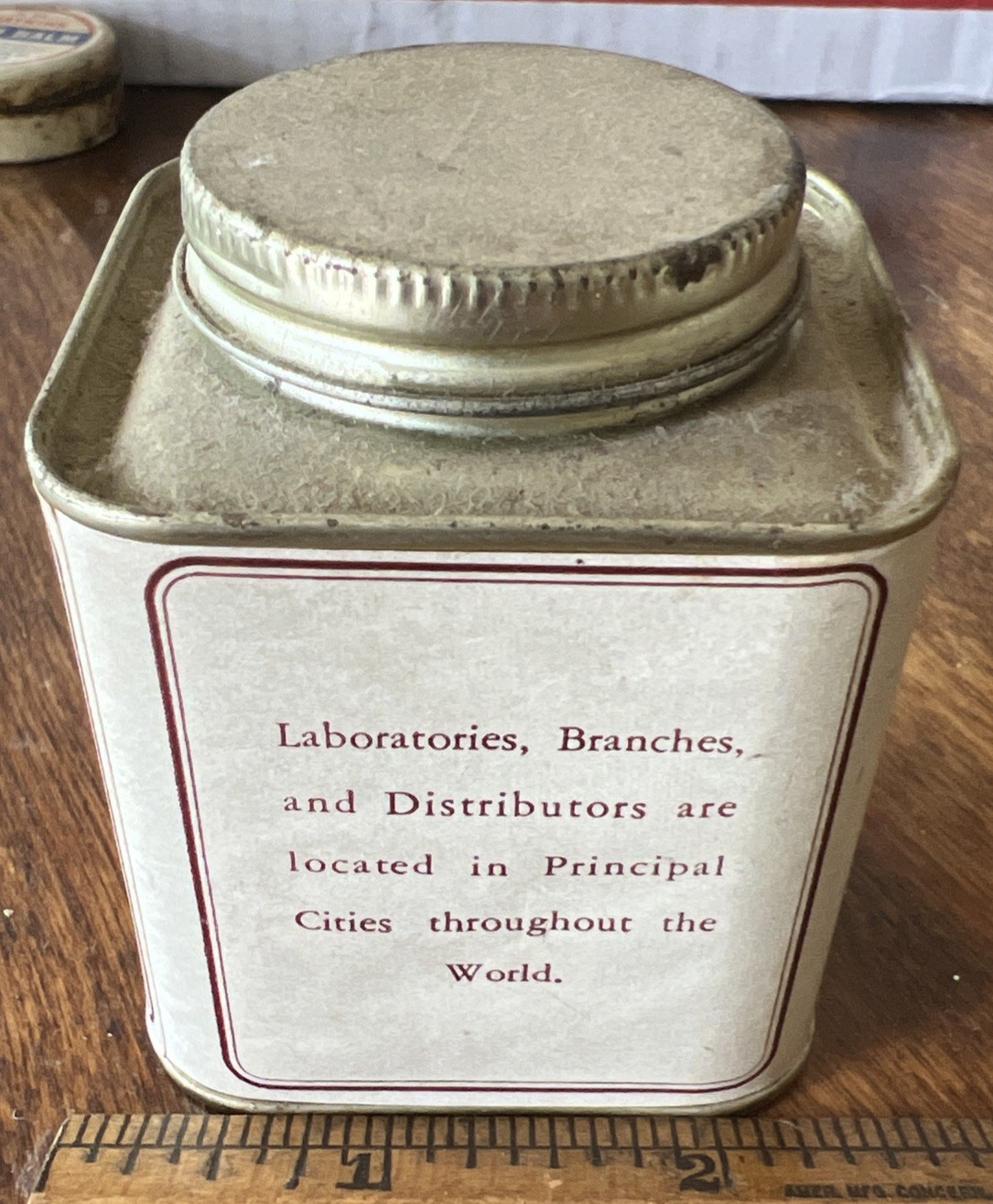 Siblin Laxative Tin – Parke, Davis & Co. – Physician’s Trial Package Sample