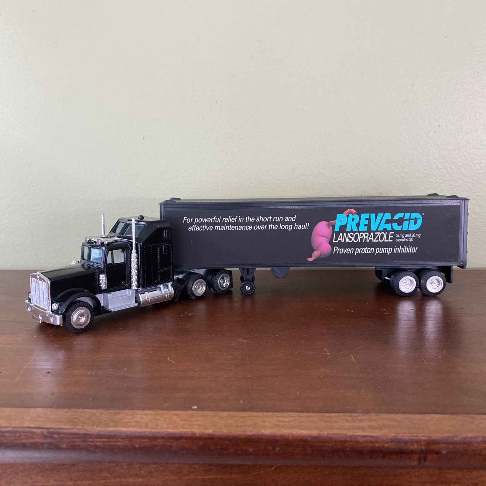 Pharmaceutical Drug Rep Prevacid Tractor Trailer Die Cast Toy Truck Imperfect Bx