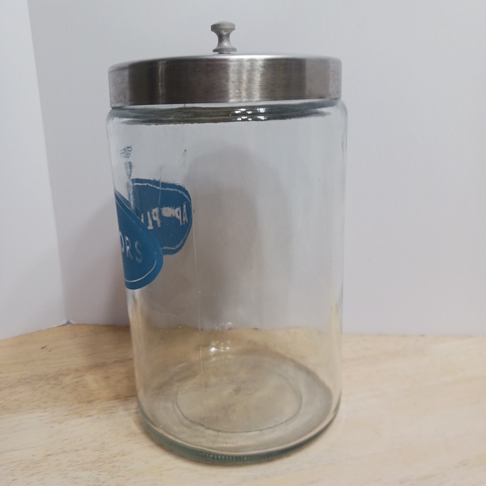 VTG PROFEX ’40s-’50s Glass Apothecary Dental Jar Containers Medical USA Set Of 3