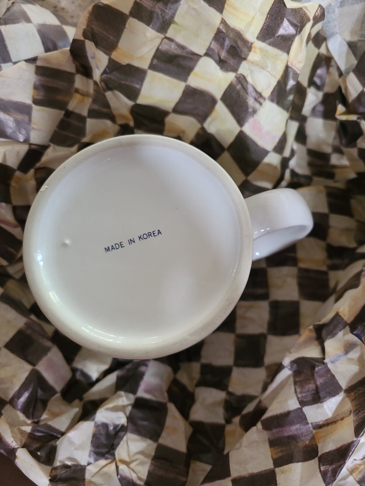 Timentin Antibiotic Pharmaceutical Advertising Blue White Ceramic Coffee Tea Mug