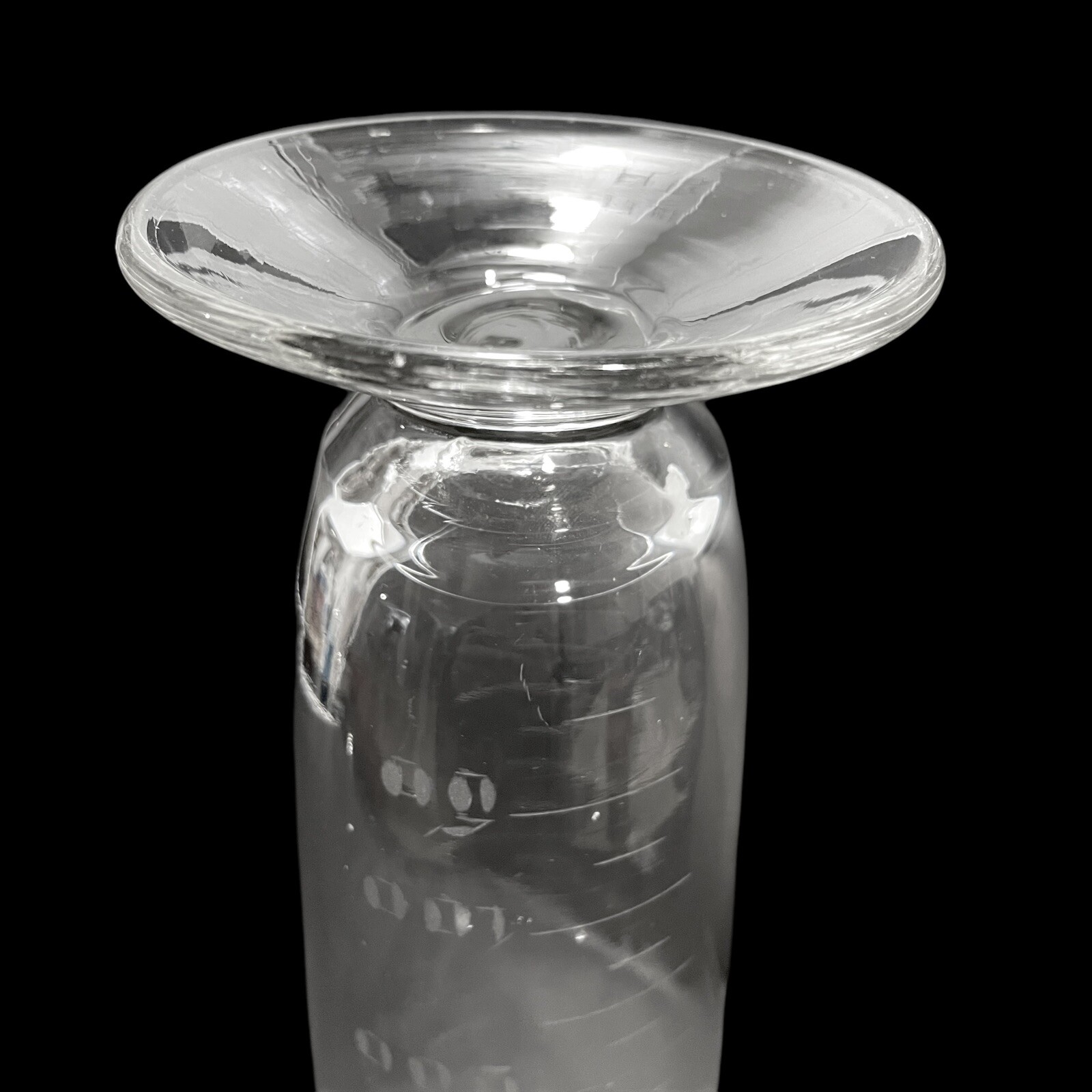 Antique 1900s Whitall Tatum Co Apothecary Glass Beaker – Etched 600cc / 16oz